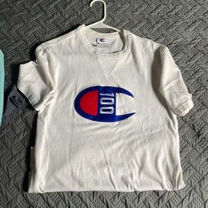 Champion White Tee-Shirt for sale
